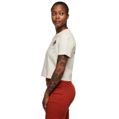 Women's Faded Crop Short Sleeve Tee